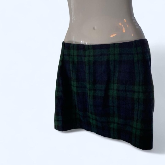 Plaid Green and Black Women's Skirt ió m NWT! - Picture 1 of 4